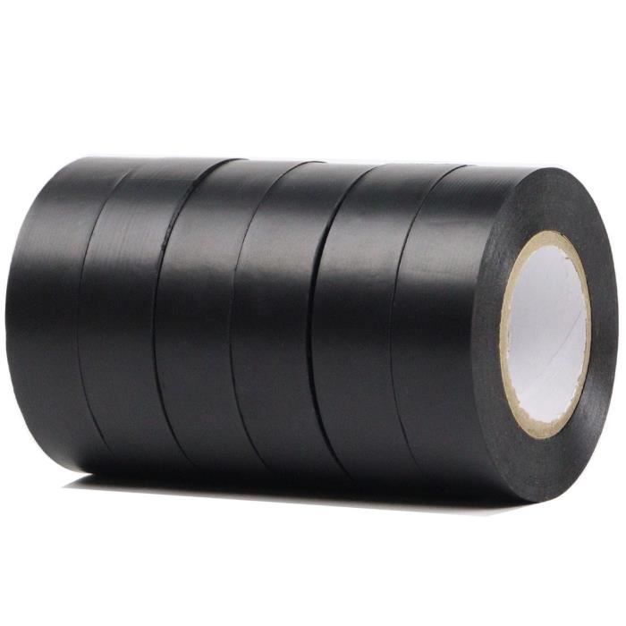 Rouleau De Ruban Adhésif Tissu Noir - 1.2 Pouce X 98 Pieds (30mm X 30m) - Multiusage