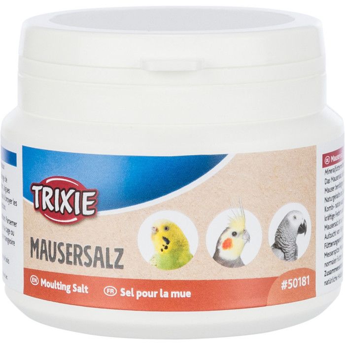 Comparer les prix de Sel pour mue 150 g pour oiseaux - Trixie