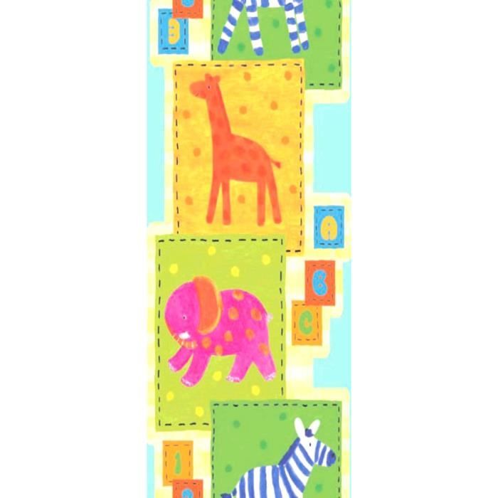 Frise Murale Enfant Verticale Animaux De 3 Metre Sur 0 30 Cm Rare