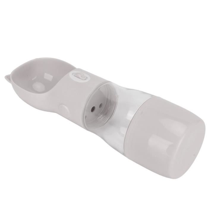Gourde Portable Pour Chien Et Chat – 550 Ml, Design Blanc, Bec Verseur Pratique Et Matériau Qualité Alimentaire