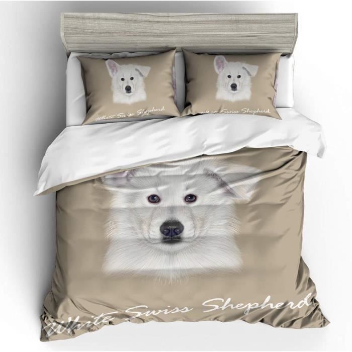 Housse De Couette Chien Et Chat Parure De Lit Fille Mignonne Chat Ltes Lit 140 200 220 1 Et 2 Personnes 01 Double 200 200cm 3 Pcs Cdiscount Maison