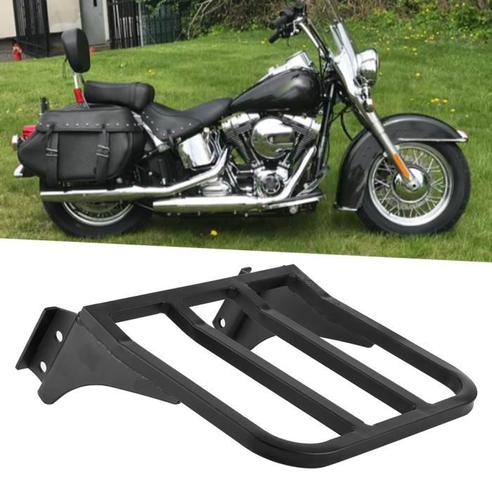 Plaque Porte-bagages Moto – Support Topcase Universel – En PP + Fer, Avec Vis Et Entretoises