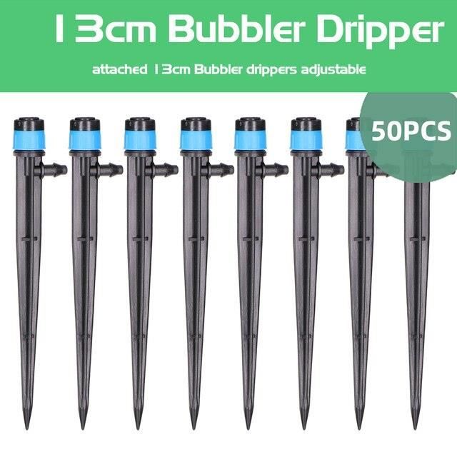 60 Goutteurs D'irrigation Réglables 8 Trous - Pour Système Goutte à Goutte, Tuyau 4/7mm
