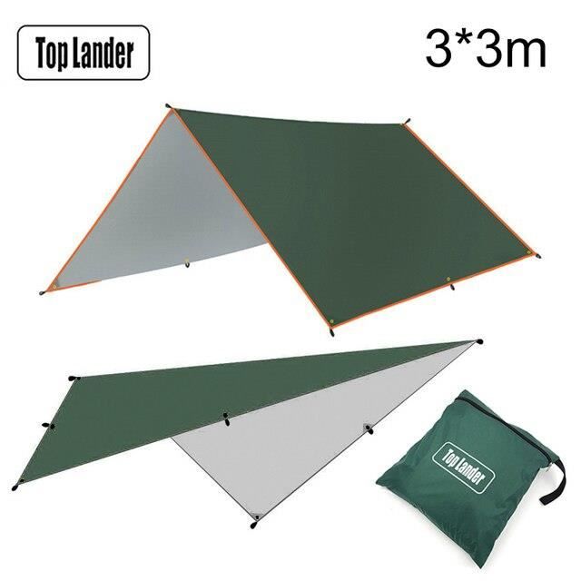 VOILE D'OMBRAGE,3x3m--Bâche'ombrage en PE blanc, bâche résistante à la