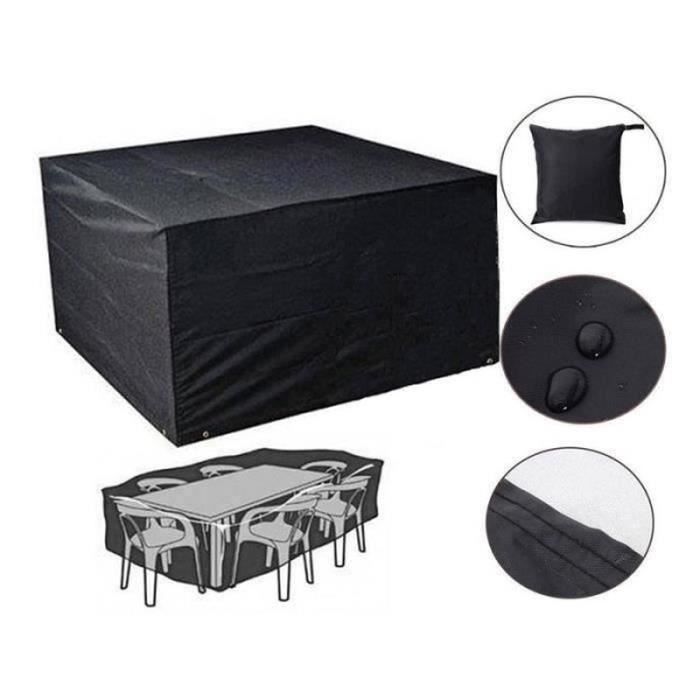 Housse De Protection Nortene Pour Table Rectangulaire + 4 Chaises - Dimensions 225x145x90 Cm, Imperméable, Anti-UV