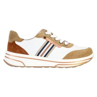 Basket Cuir Ara Sapporo ARA Femme Blanc Cuir Lacets