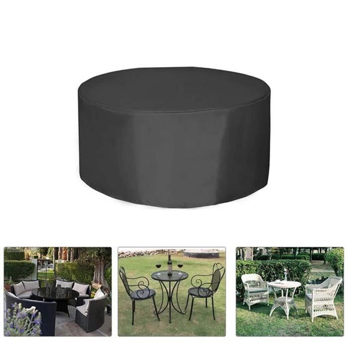 Housse Table Exterieur Couverture de Protection Meubles Bâche Salon de  Jardin Imperméable Anti-UV 185x110cm - Cdiscount Jardin