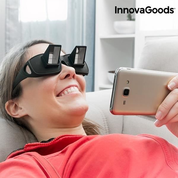 Lunettes de Lecture Pour Vision Horizontale permettent de regarder la television lire un livre en etant en position horizontale Noir Achat Vente lunettes de lecture Mixte Adulte Cdiscount