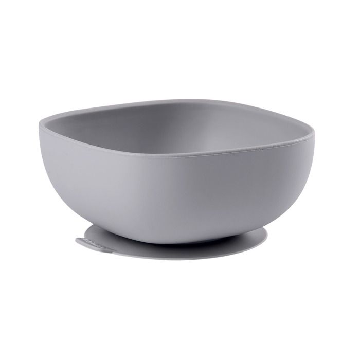 BÉABA Verre Ventouse Silicone Pour Enfant - 100% Silicone Doux Et Résistant - Compatible Micro-Ondes - Bleu
