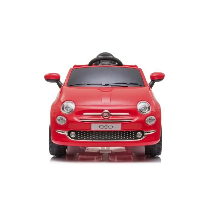 Voiture electrique Fiat 500 Red avec radiocommande FIAT 500 Rouge Enfant Electrique Batterie Cdiscount Jeux Jouets