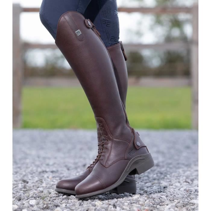 Bottes d equitation cuir femme Premier Equine Vallardi brown 37
