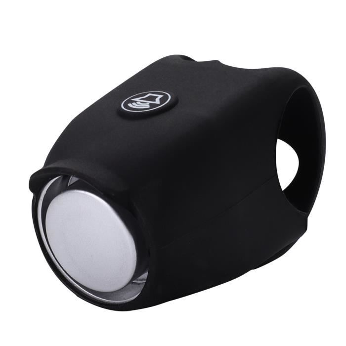 Sonnette électronique Vélo 80-120 DB – Rechargeable USB, étanche IPX6 – Pour Guidon 22-32 Mm – Antivol