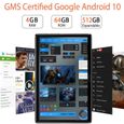 Tablette Tactile 10.8'' HD-4G+64G/512G-Android 10.0 Certifié par Google GMS-8000mAh-Dual SIM-8MP+16MP-Tablette LTE/WiFi/GPS/OTG-2