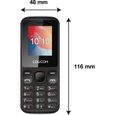 Téléphone Mobile - LOGICOM - Posh 186 - Noir-2