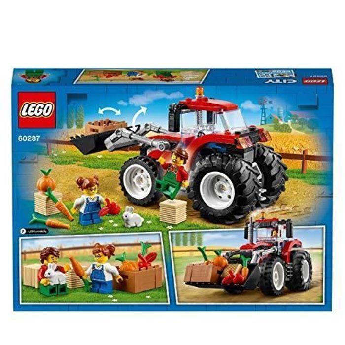 Lego city 60287 le tracteur jouet jeux de la ferme avec les