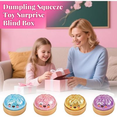 Dumpling Stress Balls – Boulette De Stress à Paillettes – Jouet Sensoriel Squishy – Pour Enfants Et Adultes