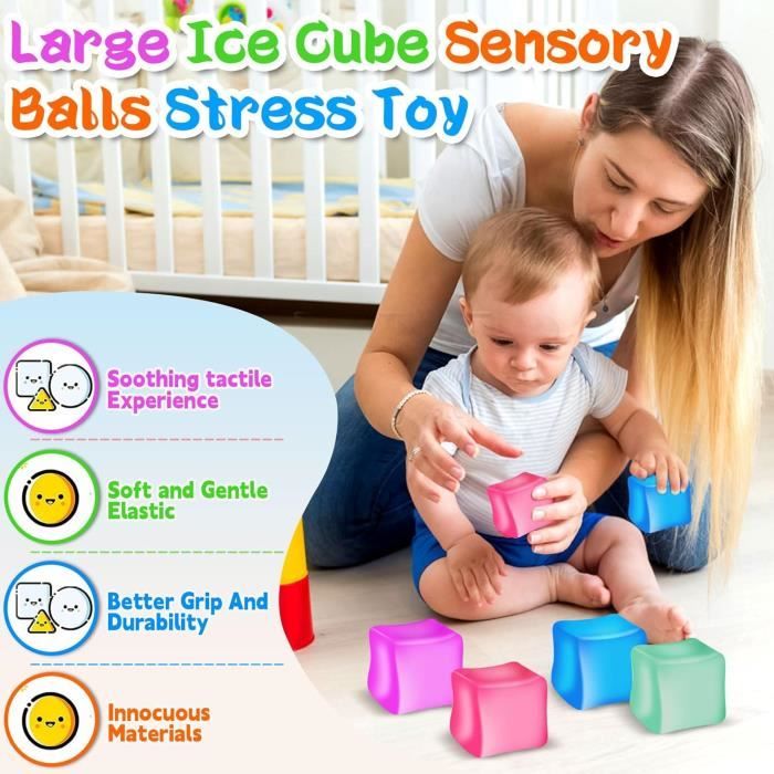 Lot De 20 Balles Anti-stress Colorées – Pour Enfants Et Adultes, Sans BPA