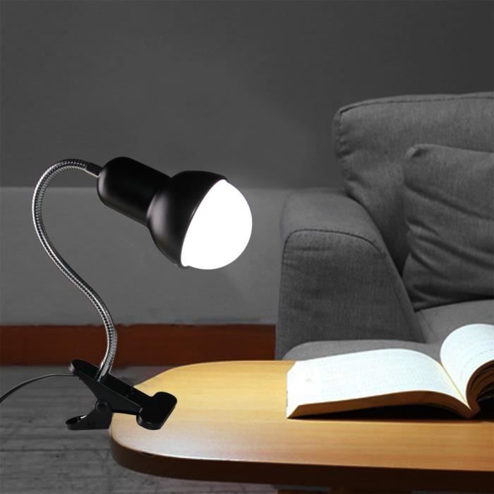 iZELL 10W Lampe de Bureau à Pince avec Adaptateur USB[3 Modes d'Éclairage  &10 Niveaux de Luminosité] Flexible à 360°Lampe Lecture Clipsable, 40CM Lampe  Bureau Led pour Maison/Bureau : : Luminaires et Éclairage
