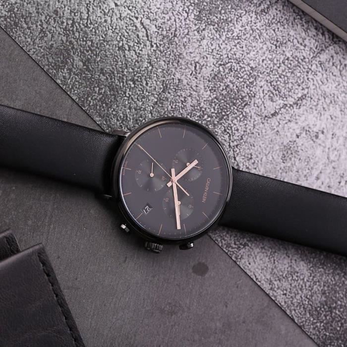 Montre Calvin Klein High Noon K8M274CB Noir Achat vente