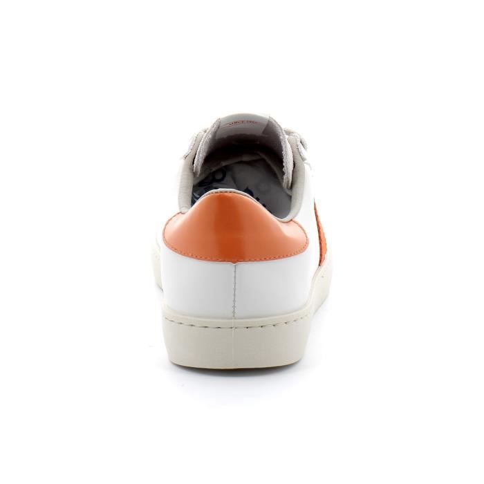 Baskets Berlin Blanc Femme VICTORIA Lacets Synth tique