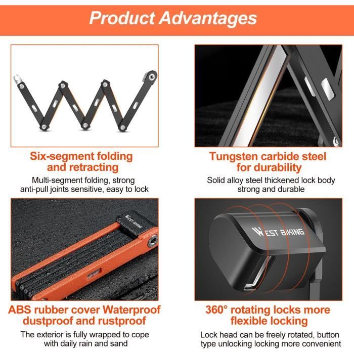 Antivol velo cdiscount 2025