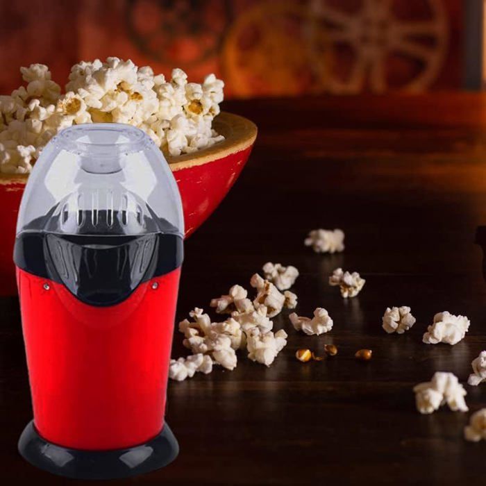 Retoo Machine à Pop-corn Sans Graisse Ni Huile 900 W, Machine à Pop