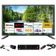 TV LED 32" ANTARION - Smart Connect Android 9.0 - ULTRA HD DVB-T2 - Camping-car-0