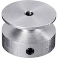 Poulie trapézoïdale Reely 238325 aluminium Ø de perçage: 5 mm Diamètre: 20 mm-0