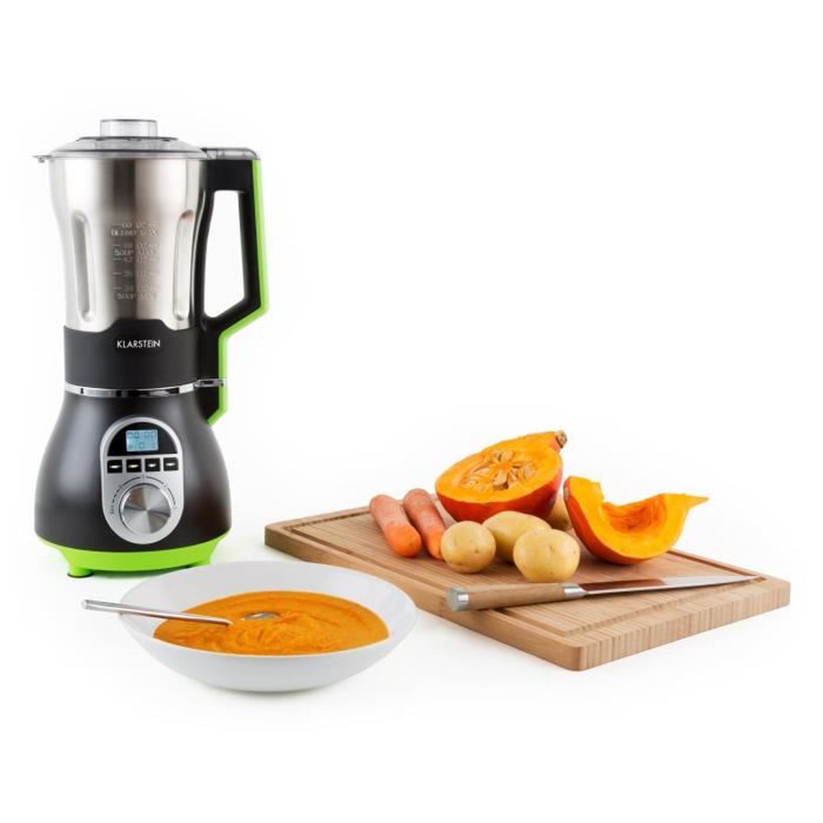 Klarstein Soup Chef Mixeur A Soupe Chauffant Pour Soupes Sauces Purees Smoothies 900w Recipient Gradue De 1 75l En Inox Cdiscount Electromenager Klarstein Soup Chef Mixeur A Soupe Chauffant Pour Soupes Sauces Purees Smoothies 900w Recipient Gradue De 1 75l En Inox Cdiscount Electromenager
