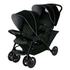 GRACO - Poussette Double Stadium Duo Noir et Gris