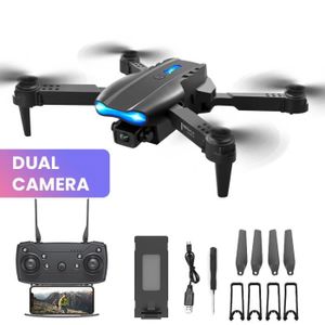 DRONE Caméra double noire-Drone E99 K3 Pro HD 4K avec Ca