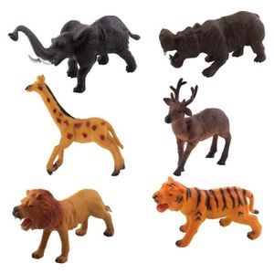8 Pièce Caoutchouc Alaska Animaux Jouet Set