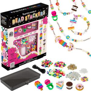 KIT BIJOUX Crayola - Bead Stackers, Set De Bonbons Pendentifs, Kit Pour La Création De Colliers Et Bracelets, 3D Charmes Modulaires, Ac[u852]