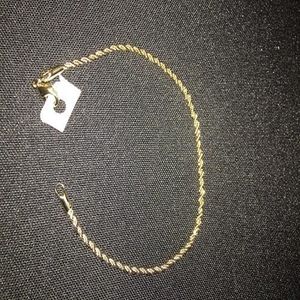 Fashion 925 Sterling Argent Massif Bijoux Corde Chaîne Bracelet Pour Femmes H207