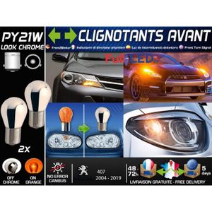 Pack Clignotants avant Led pour Peugeot 407 (VI)