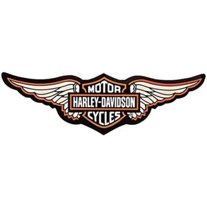 ACCESSOIRE CASQUE Super FabriqueStickers Harley Davidson rétro réflé