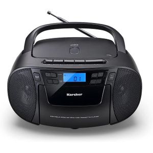RADIO CD CASSETTE Rr 5045 Radio Cd Portable Boombox Avec Lecteur Cd,