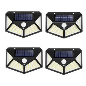 BALISE - BORNE SOLAIRE  Lampe Solaire Extérieur - 4 Packs 100LED - Détecte