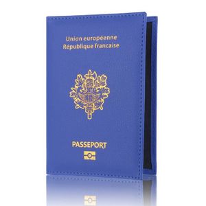 Porte Passeport Housse Protège Passeports Cuir Pochette étui pour Passeport  Voyage Protection Housse de Passeport (gros