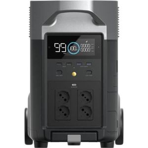 GROUPE ÉLECTROGÈNE générateur electrique portable DELTA Pro, 3600Wh , 4 sortie CA - 3600 W au total (surtension 7200 W)