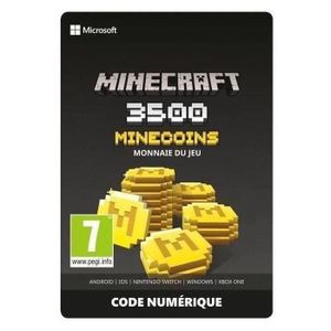 EXTENSION - CODE Minecraft: Pack de 3500 Minecoins - Code de Téléch