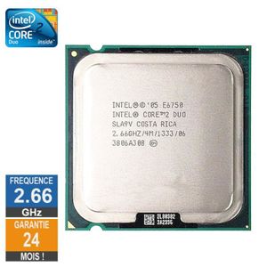 PROCESSEUR Processeur Intel Core 2 Duo E6750 2.66GHz SLA9V PL