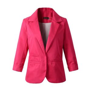 blazer rose pas cher