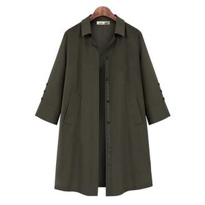 Imperméable - Trench Manteau,Trench Coat Long à simple boutonnage pour 