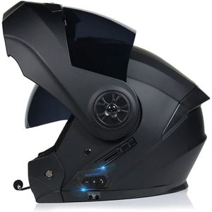 CASQUE MOTO SCOOTER RUMOCOVO® Casque Bluetooth de Moto Casque Modulabl