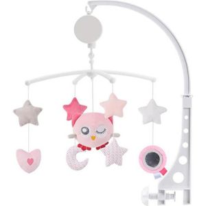 MOBILE BUYFUN-Mobile musical pour lit bébéjouet animaux musaical endormant lit bébé--Rose