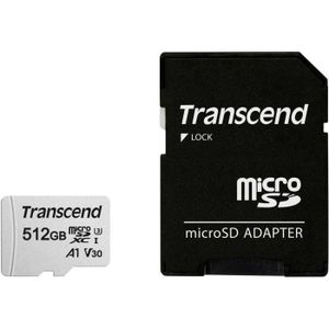 CARTE MÉMOIRE Carte mémoire flash TRANSCEND 300S - 512 Go - A1 /