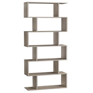 GOTOTO Biblioth/èque Meuble de Rangement en Bois Etagere Rangement avec 3 Tiroirs en Tissu Non-tiss/é Armoire de Rangement pour Salon Chambre 45x29x96cm Bureau