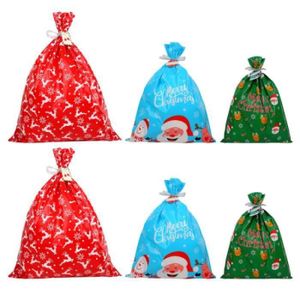 CHAUSSETTE DE NOËL 1 lot de 6 sacs-cadeaux de Noël sacs de bonbons à 