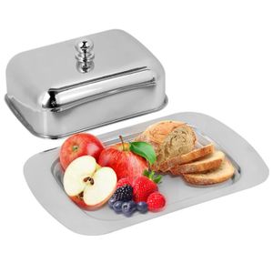 Accessoire De Table élégant Beurrier En Céramique Avec Couvercle Et Couteau, Récipient à Beurre Boîte à Beurre Lave-vaisselle
